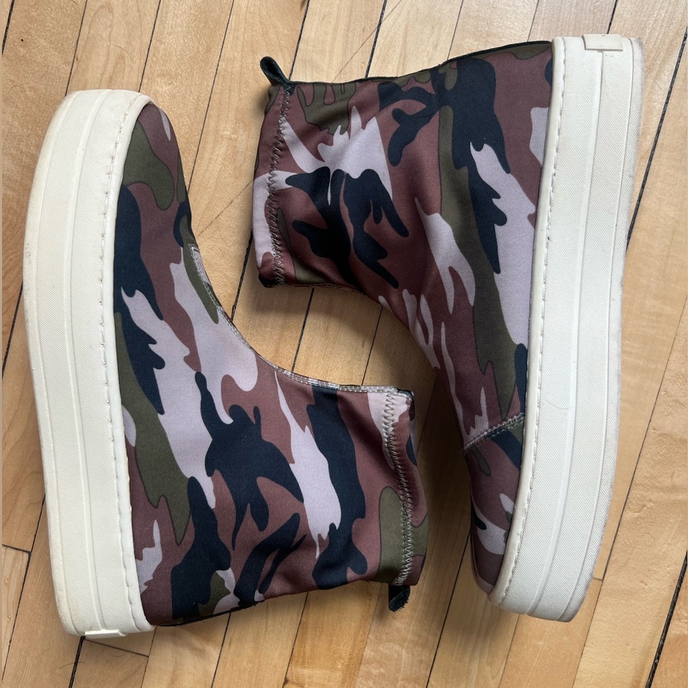 J Slides Neoprene Stretch Sandals Size 7.5